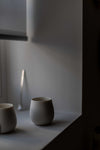 Porcelain Cream Round Beaker by Sue Paraskeva
