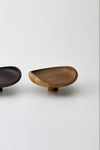 AEKA Object, Footed Flat Bowl, Smoke grey by GATO MIKIO