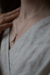 Small Silver Spiculum Drop Pendant by Adele Brereton