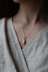 Small Silver Spiculum Drop Pendant by Adele Brereton