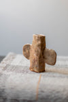 Brown Speckle Candlestick by Alice Johnson