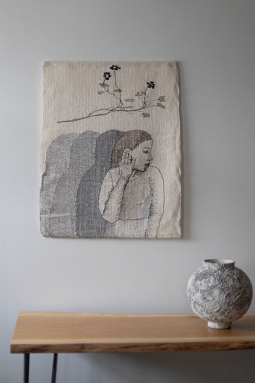 The Ability to Forget' Tapestry by Aino Kajaniemi