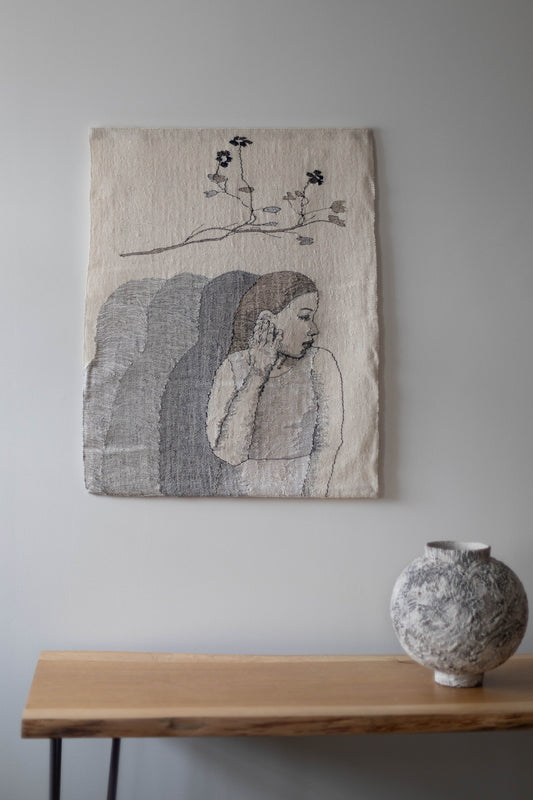The Ability to Forget' Tapestry by Aino Kajaniemi