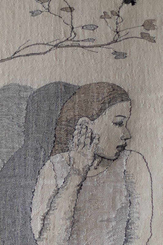 The Ability to Forget' Tapestry by Aino Kajaniemi