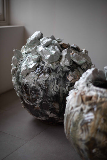 Moon Jar XL Blue by Akiko Hirai
