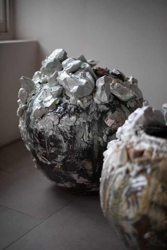 Moon Jar XL Blue by Akiko Hirai