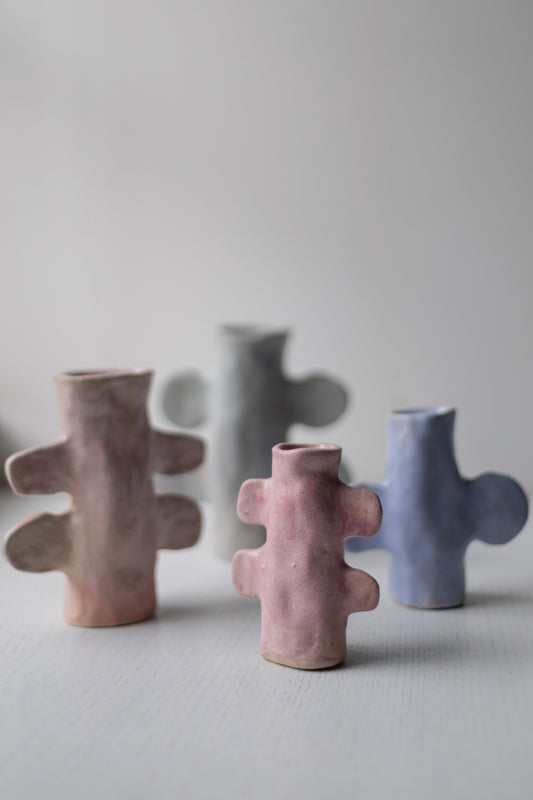 Pink Candlestick by Alice Johnson