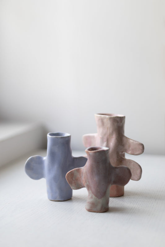 Purple Candlestick by Alice Johnson