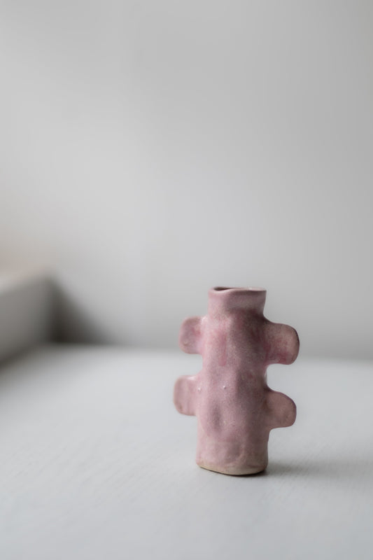 Pink Candlestick by Alice Johnson