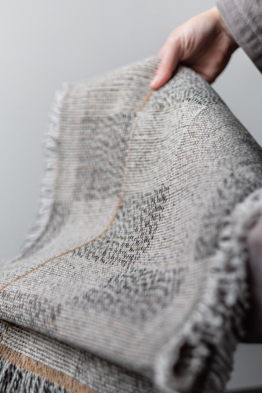 Table Runner I (Orange) by Maria Sigma