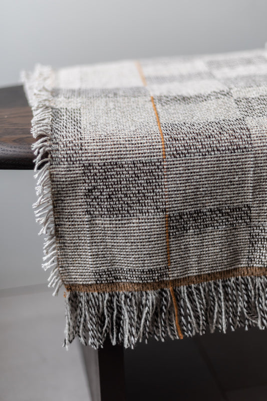 Table Runner I (Orange) by Maria Sigma