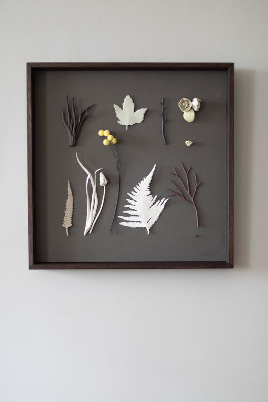 Imagined Herbarium (white fern) by Elaine Sheppard Bolt