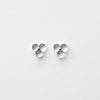 Woven Three Glass 18k Earrings II by Bubun