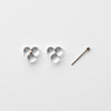 Woven Three Glass 18k Earrings II by Bubun