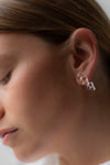 Woven Seven Glass 18k Earrings II by Bubun