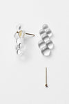 Woven Seven Glass 18k Earrings II by Bubun