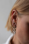 Woven Thirteen Glass 18k Earrings by Bubun