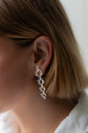 Woven Thirteen Glass 18k Earrings by Bubun