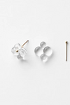 Woven Four Glass 18k Earrings by Bubun