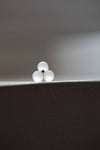 Small Woven Three Frosted Glass 18k Earrings by Bubun