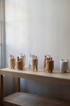 Matte White Bottle Sculpture by Catherine Dix