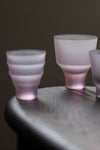 Satin Pink Glass by Celia Dowson