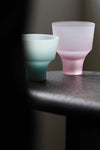 Satin Pink Glass by Celia Dowson