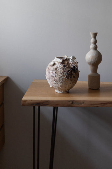 Mini Moon Jar White by Akiko Hirai