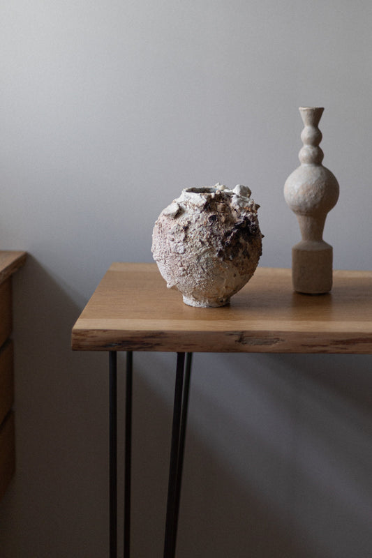 Mini Moon Jar White by Akiko Hirai