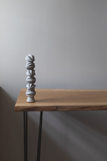 Grey Seed Pods' Sculpture by Chinoko Sakamoto