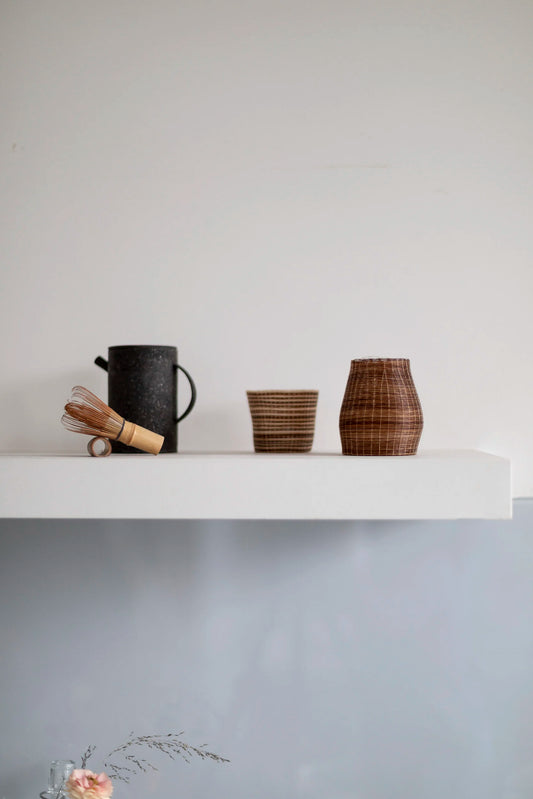 Naturally Dyed Crin Baskets