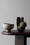 Small Stemmed Bowl, Grey, by Derek Wilson