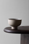 Small Stemmed Bowl, Grey, by Derek Wilson