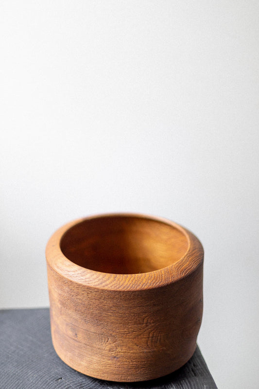 Limed Oak Bowl by Fritz Baumann