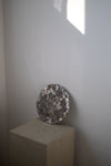 Cliff Ridge Vessel with Brass Base and Steel Lid by Chloé Rosetta Bell
