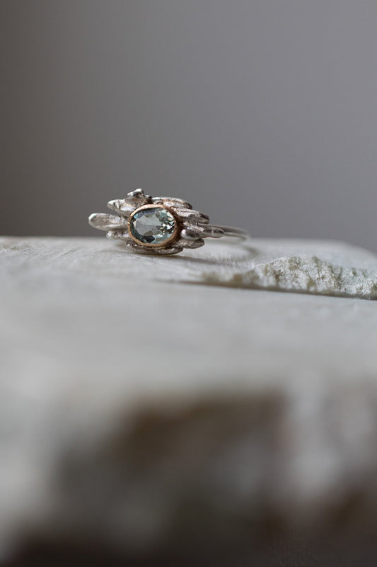Molten Beryl ring' by Laura Ngyou