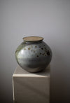 Cliff Ridge Vessel with Brass Lid I by Chloé Rosetta Bell