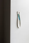 Precious White Metal and Enamel Spoon by Simone ten Hompel