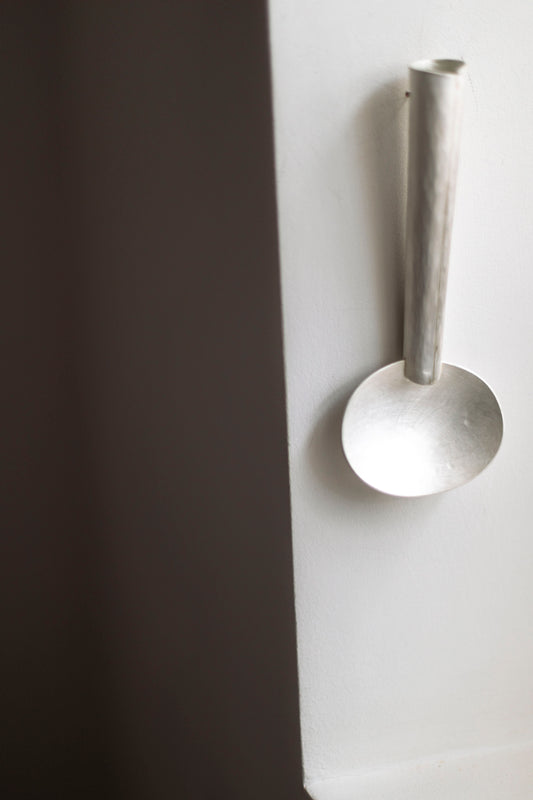 Precious White Metal Spoon by Simone ten Hompel