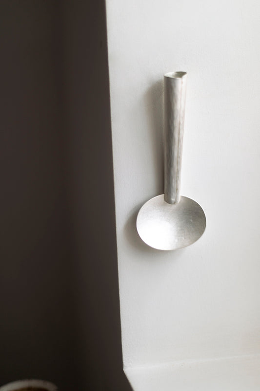 Precious White Metal Spoon by Simone ten Hompel