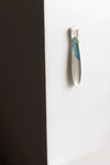 Precious White Metal and Enamel Spoon by Simone ten Hompel
