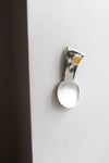 Precious White Metal and Keum-Boo Gold Spoon by Simone ten Hompel