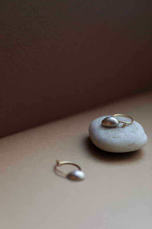 Shell Ear Hoops by Kerry Seaton