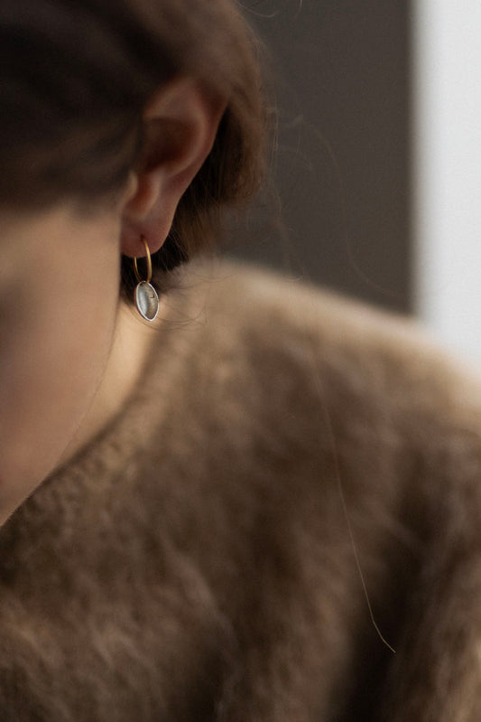 Shell Ear Hoops by Kerry Seaton