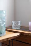 Pale Blue Short Glass Cylinder by Edmond Byrne