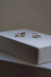 Silver Fingerprint Earring III by Heeseung Koh