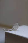 Silver Fingerprint Earring II by Heeseung Koh