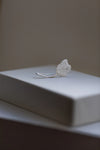 Silver Fingerprint Earring II by Heeseung Koh