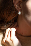 Silver Fingerprint Earring IV by Heeseung Koh