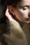 Gold Fragment Earrings by Kayo Saito